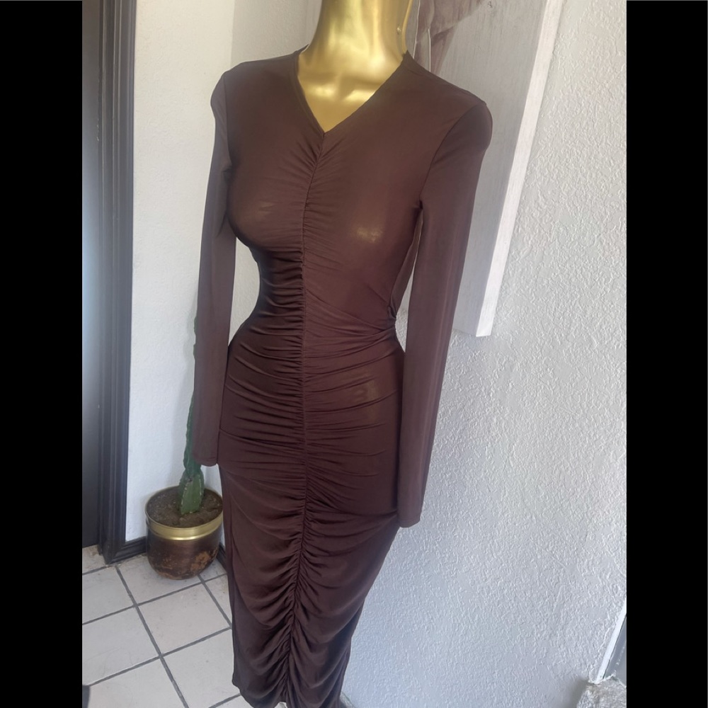 PLT midi bodycon dress